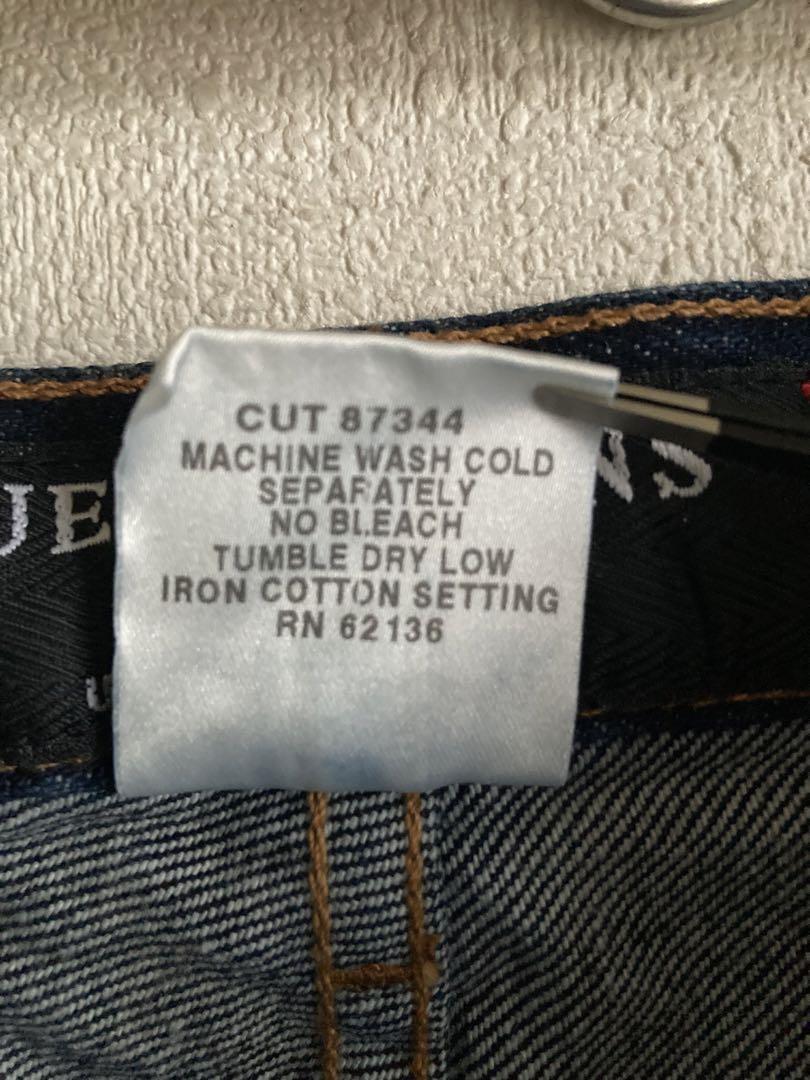 00s guess バギーデニムパンツ インディゴブルー