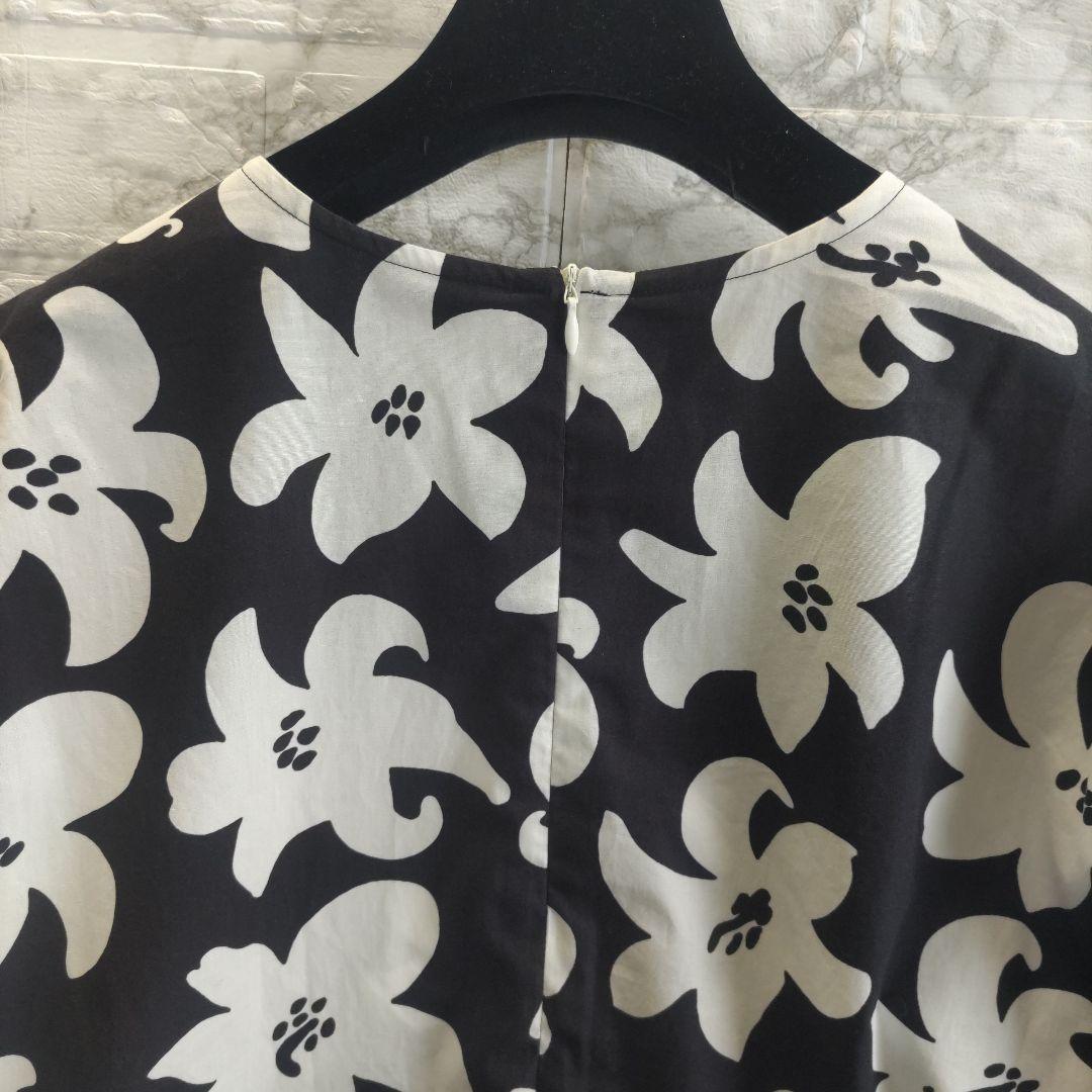 marimekko マリメッコ フラワープリント プルオーバー ブラウス