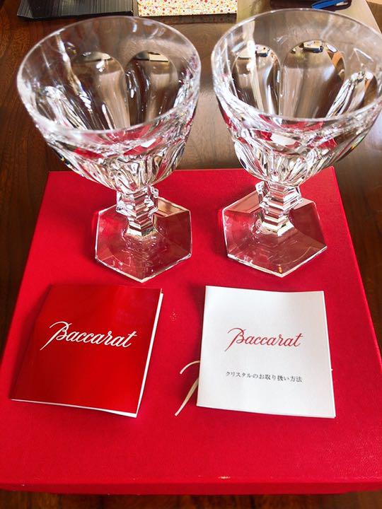 希少 廃盤品 美品BACCARATバカラ　ワイングラス　セット　箱付き ☆超希少☆Baccarat バカラ オキシジェン ワイングラス 2脚