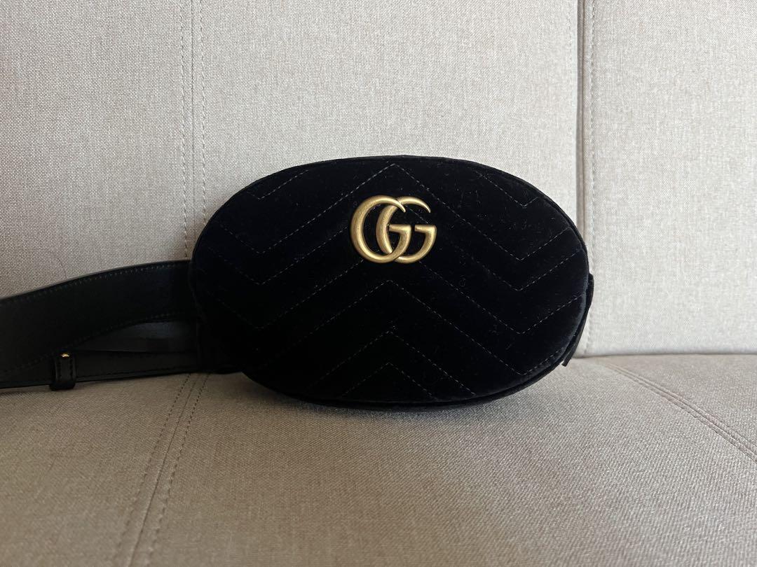 グッチ GUCCI ベルトバッグ ウエストバッグ GGマーモント美品
