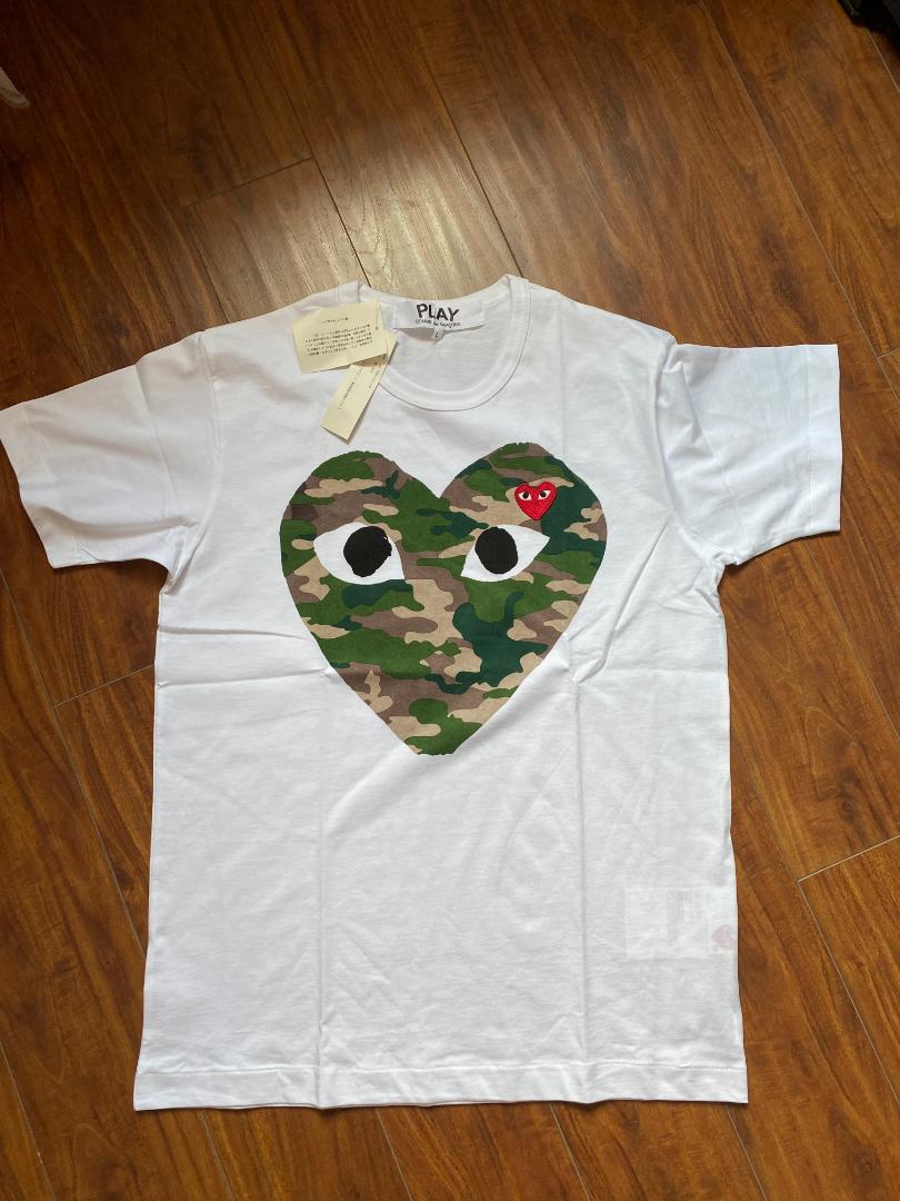 正規品COMME des GARÇONS PLAY迷彩 Tシャツ M