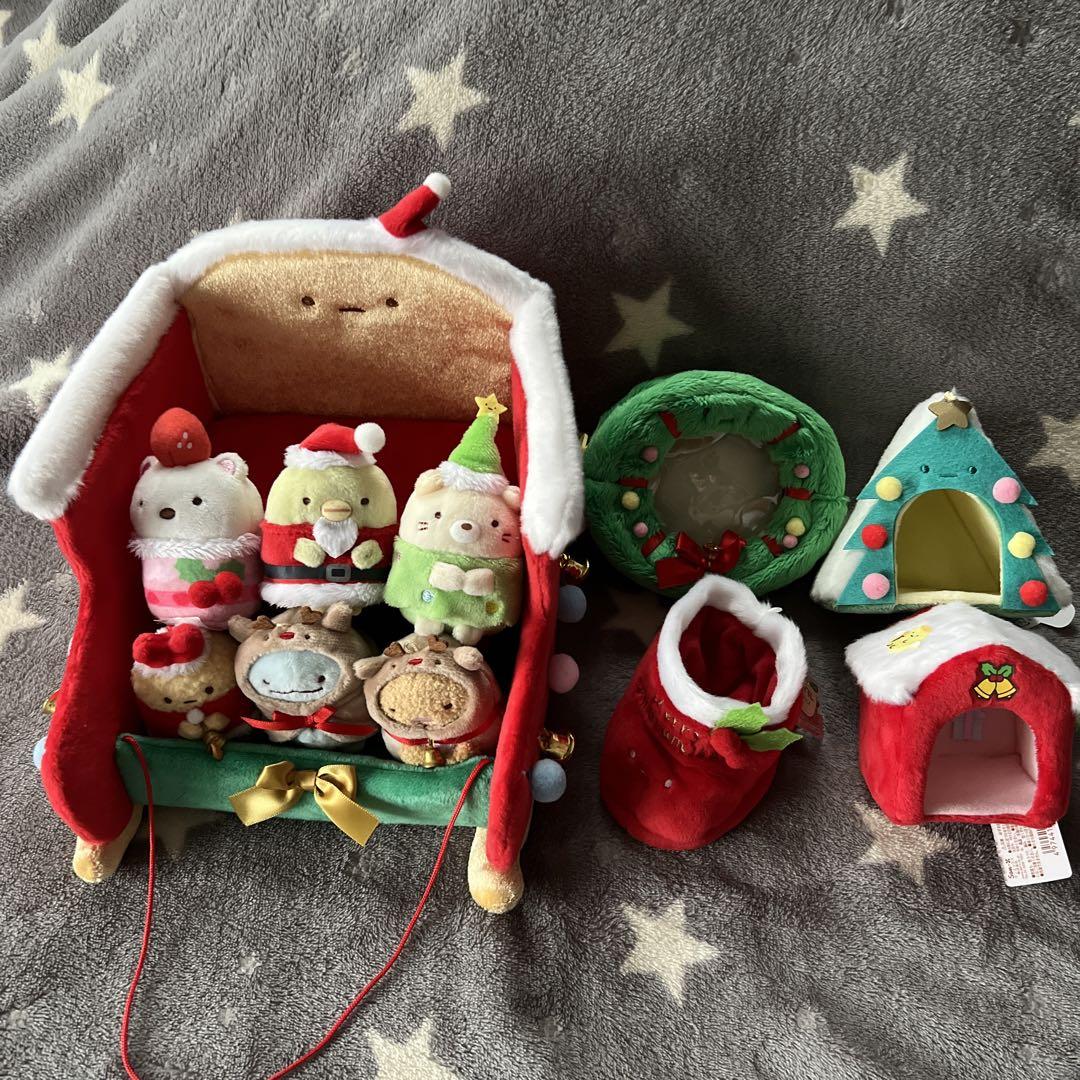すみっコぐらし クリスマス そり てのりぬいぐるみ 小物