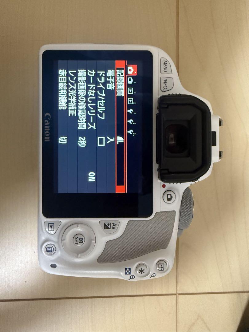 【美品✨希少ホワイト】Canon EOS Kiss X7 ホワイト レンズ2本