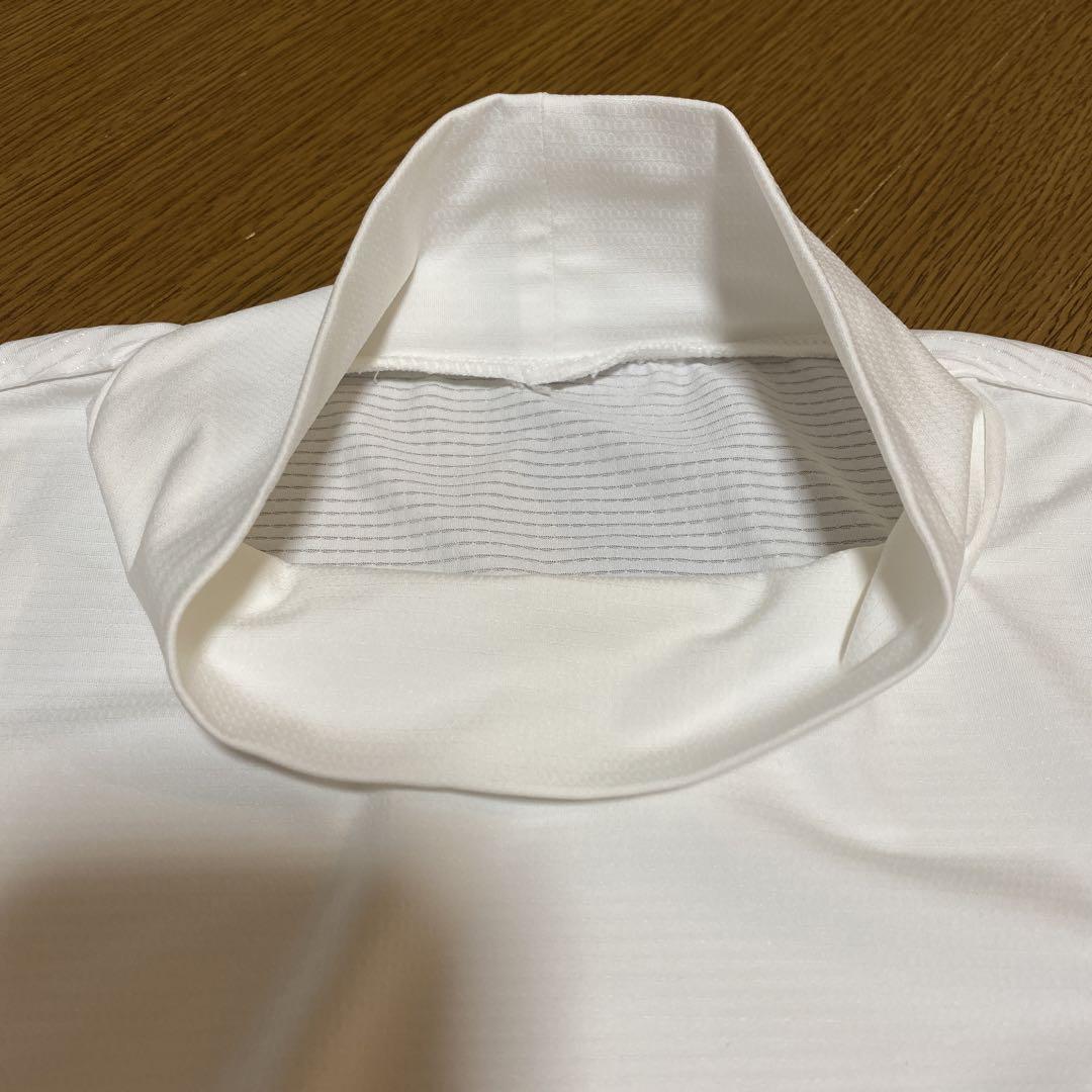 アンパスィ　ゴルフ　モックネック　インナー　白　春夏　レディースＬ　極美品