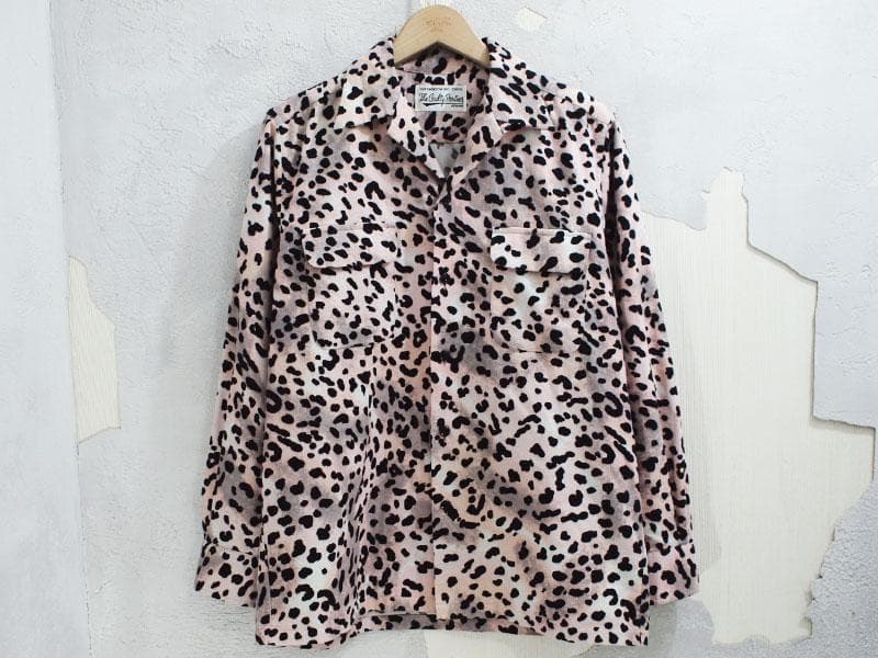WACKO MARIA LEOPARD レオパード フランネル シャツS WACKOMARIA