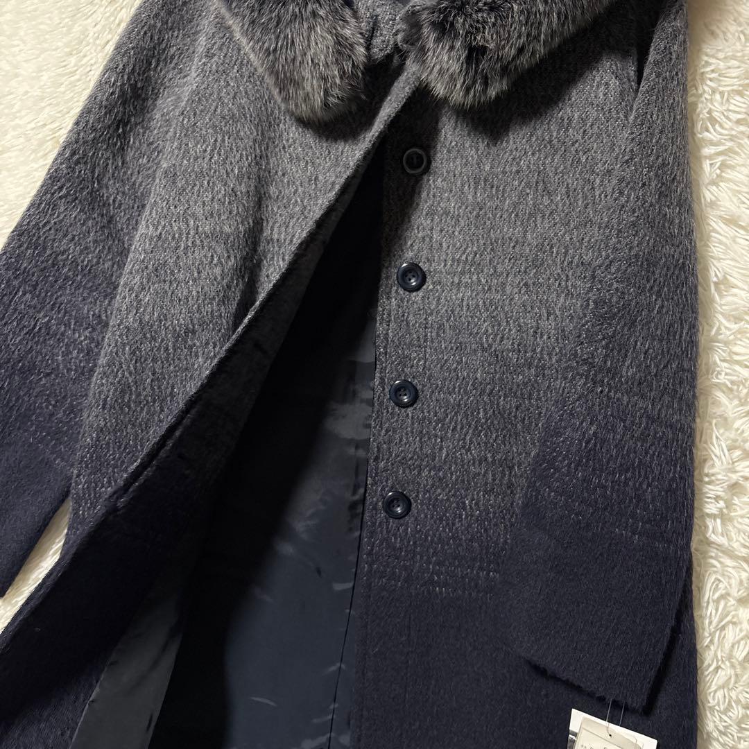 新品✨️MARIER マリエール アルパカ ウール フォックスファー コート 新品✨️MARIER マリエール アルパカ フォックスファー コート