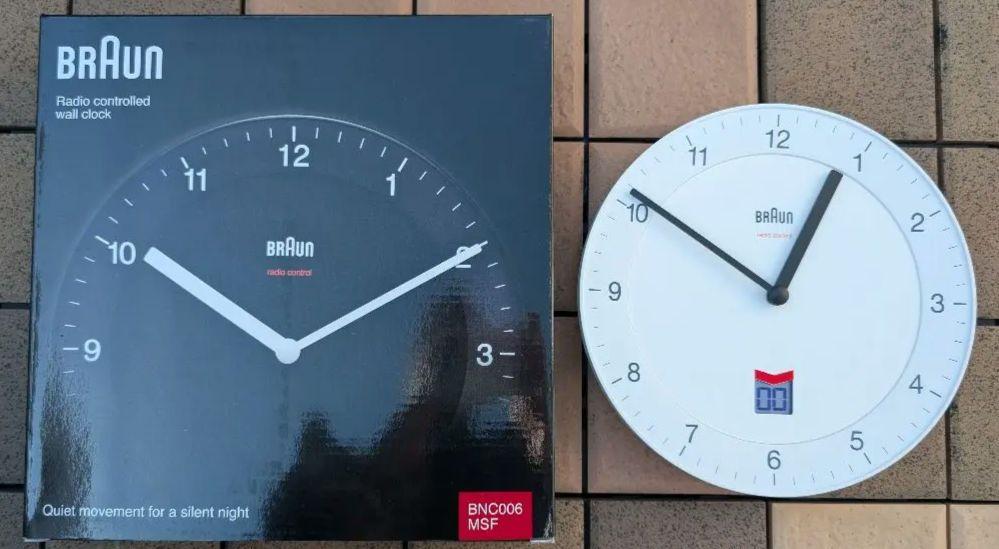 廃盤品 BRAUN RC Wall Clock BNC006 2個セット