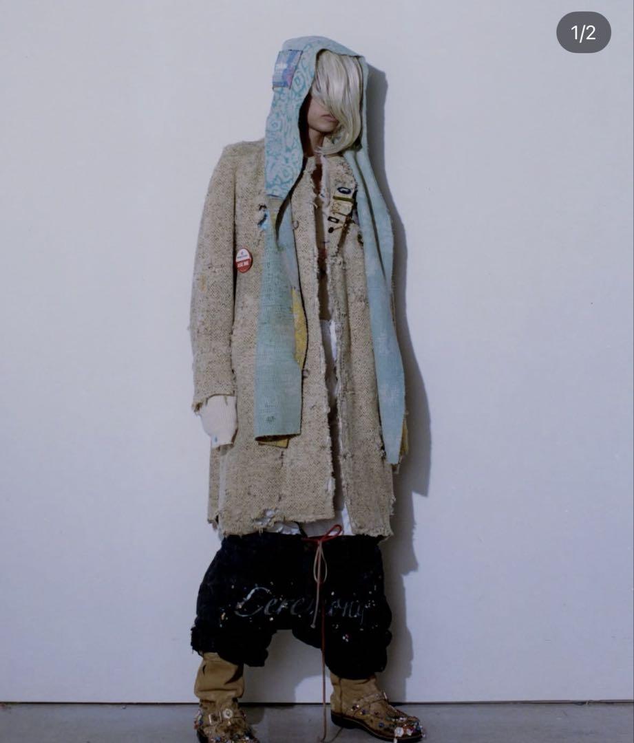 小物 auskou fooded scarf dinoworks oops auskou fooded scarf dinoworks oops - メルカリ