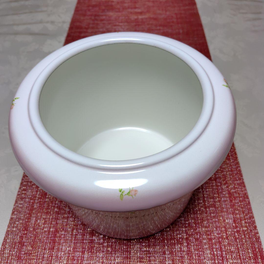 【新発売】 イマン プチローズ ミニトラッシュ缶 ホーロー 小物入れ