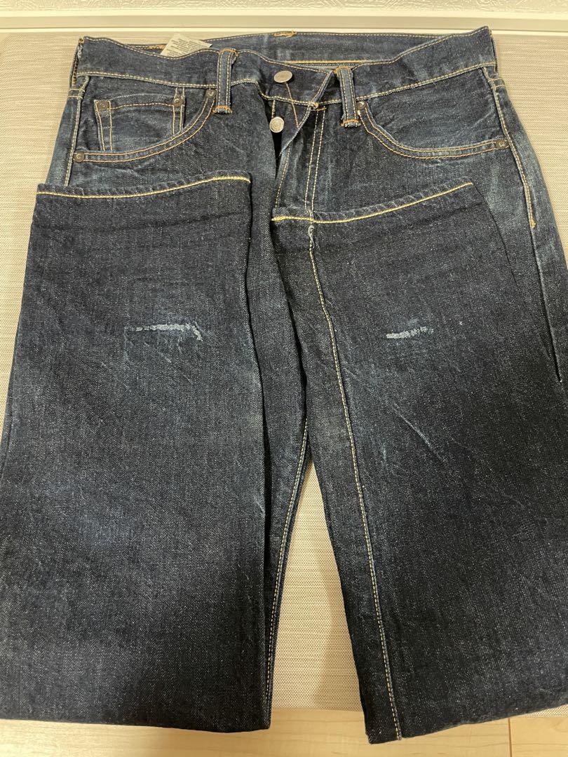 Levi’s 501 W30 L32 赤ステッチ ストレートデニム 濃紺　レア Levi's 501 W30 L32 赤ステッチ ストレートデニム 濃紺 レア