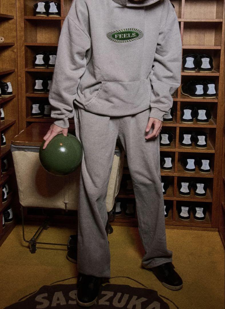 【新品】FEELS. PIGMENT DYE PANTS LIGHT GRAY