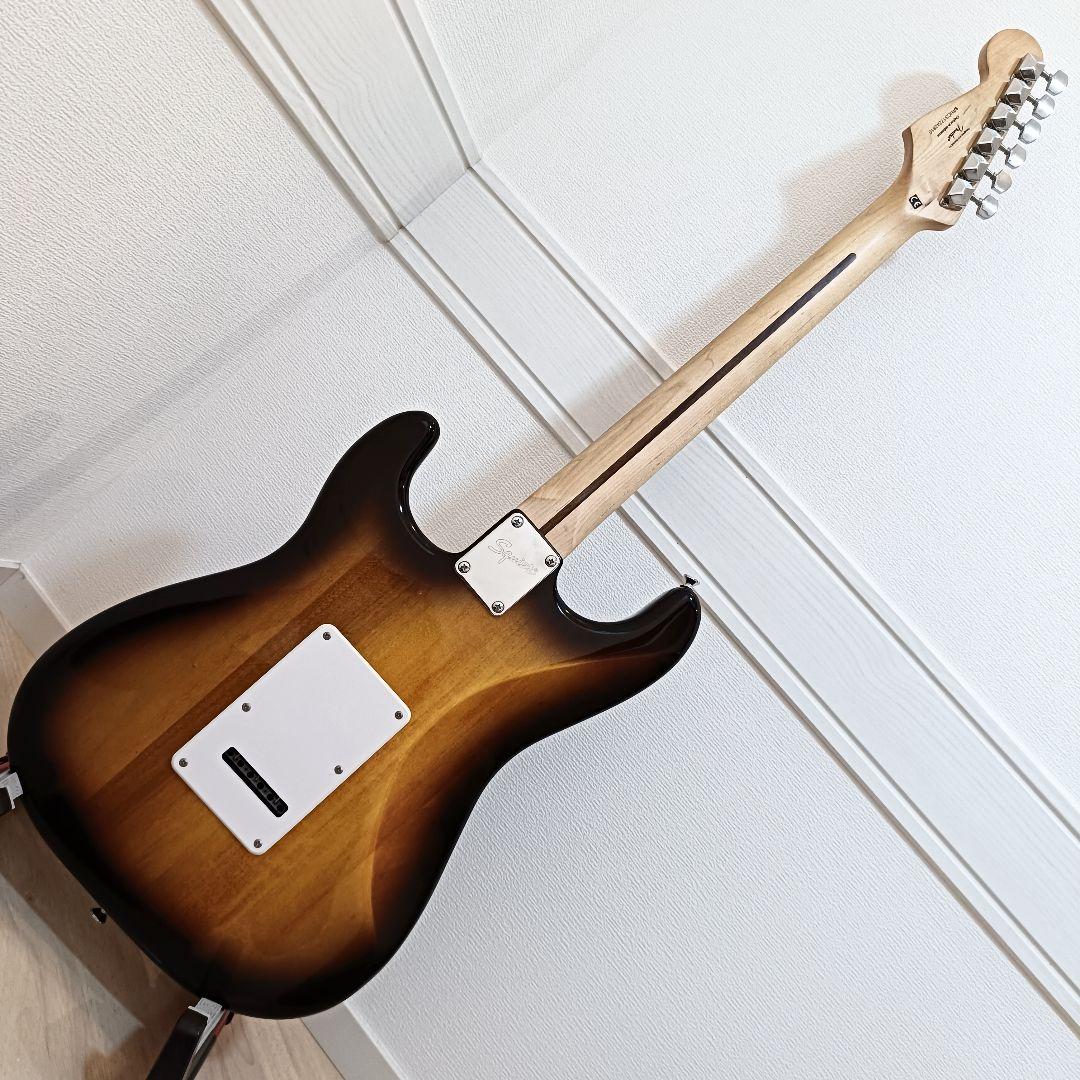 【メンテ済】Squier エレキギター ストラトキャスター サンバースト