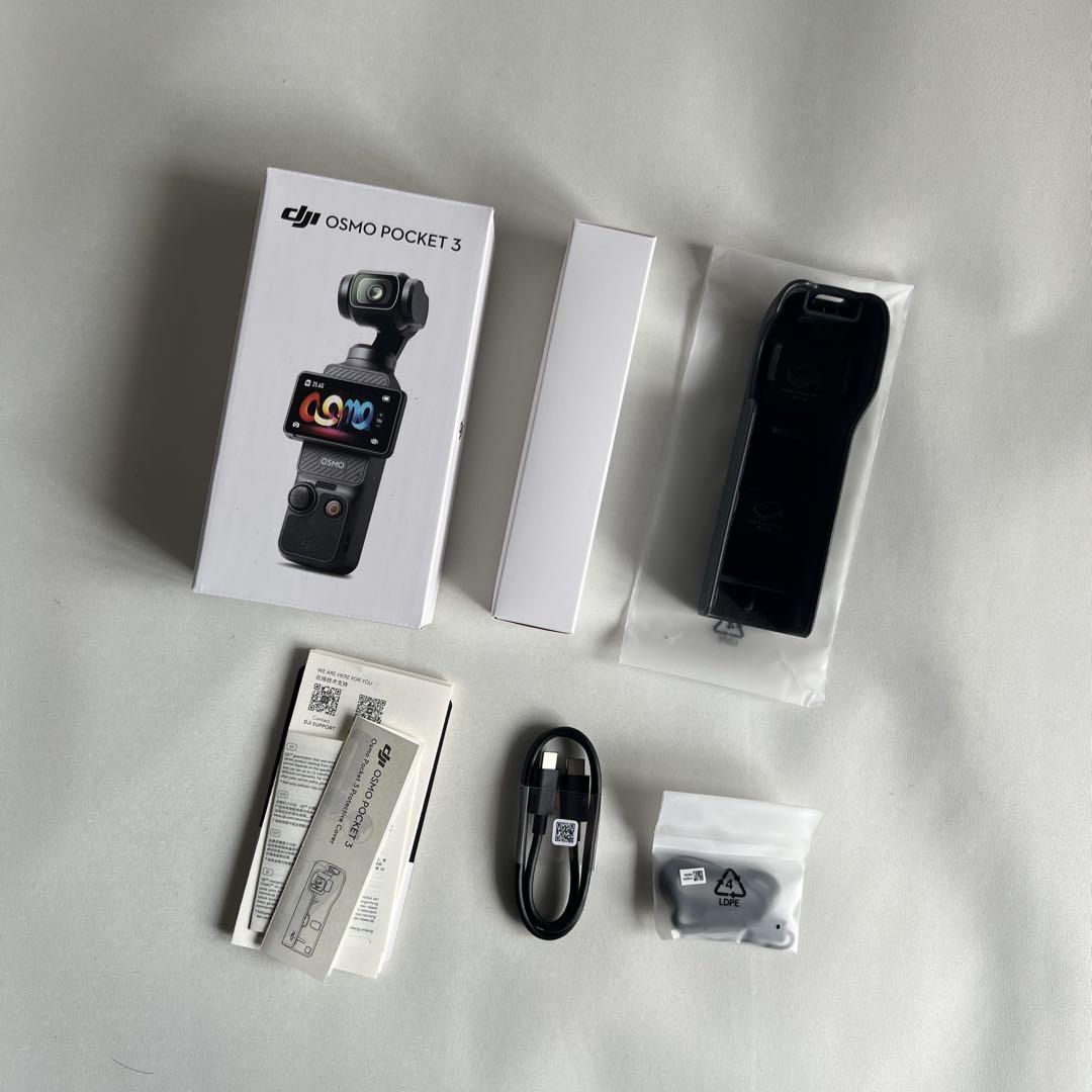 DJI Pocket3 純正カバー、ストラップ、空箱