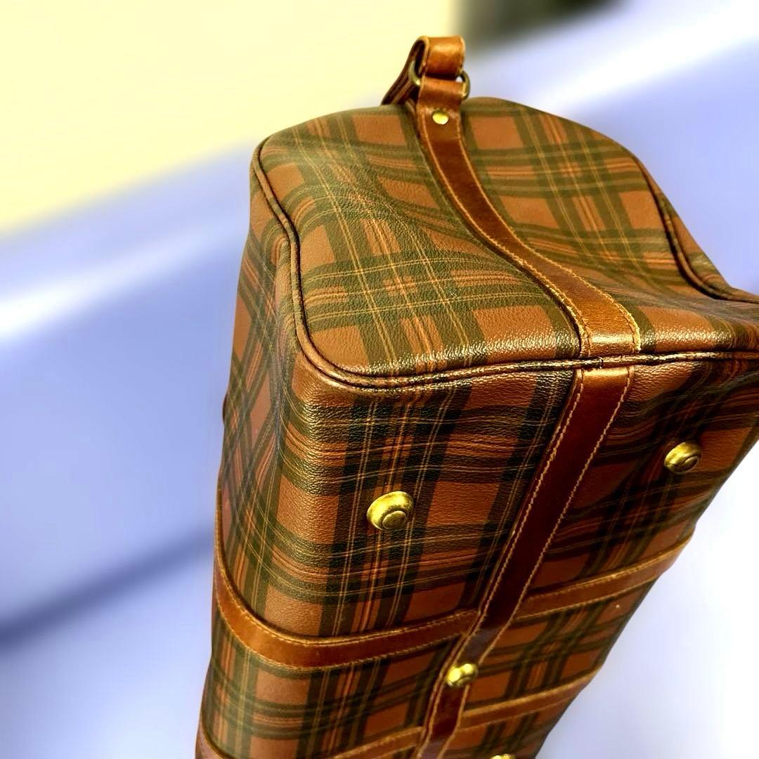 T】希少✨Polo Ralph Lauren チェック柄ボストンバッグ - メルカリ