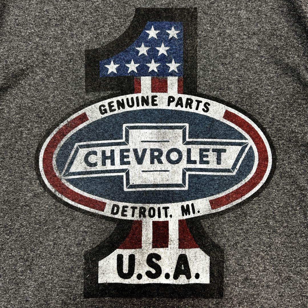 CHEVROLET GM公式ライセンスTシャツ（Lサイズ）グレー系