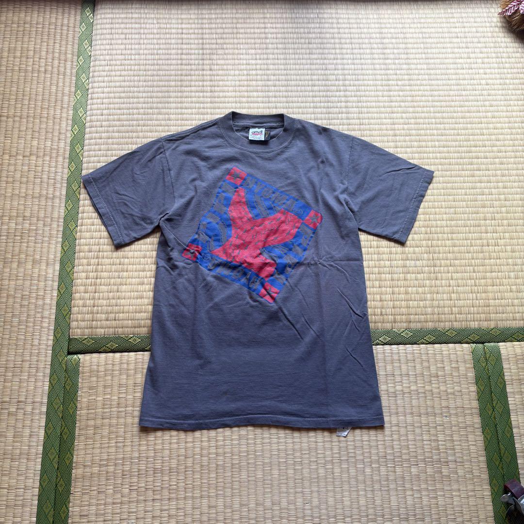 VINTAGE ボウリングシャツ STRIKER PORT AUTHORITY バック刺繍 2トーン切替 開襟 ボウリングシャツ