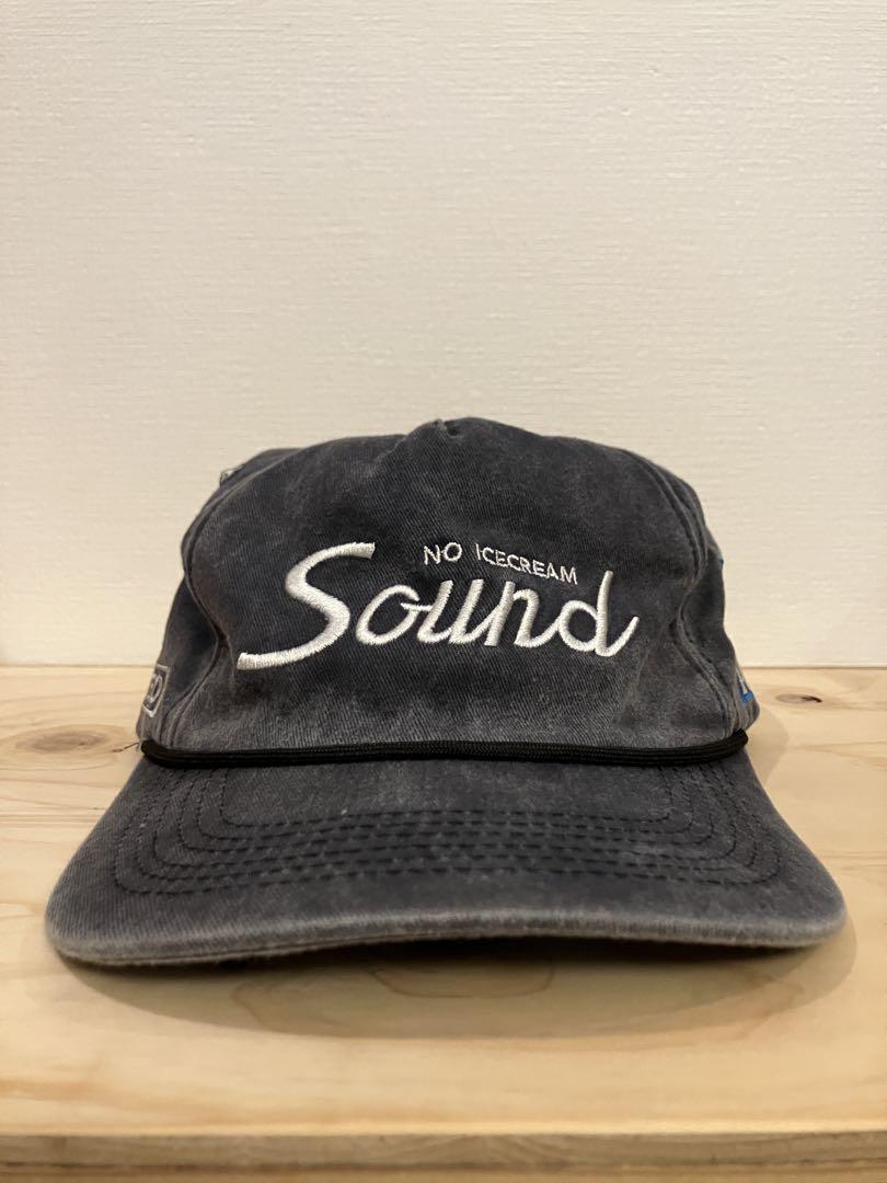 美品　INTERBREED CAP マンハッタンレコード フェードブルー