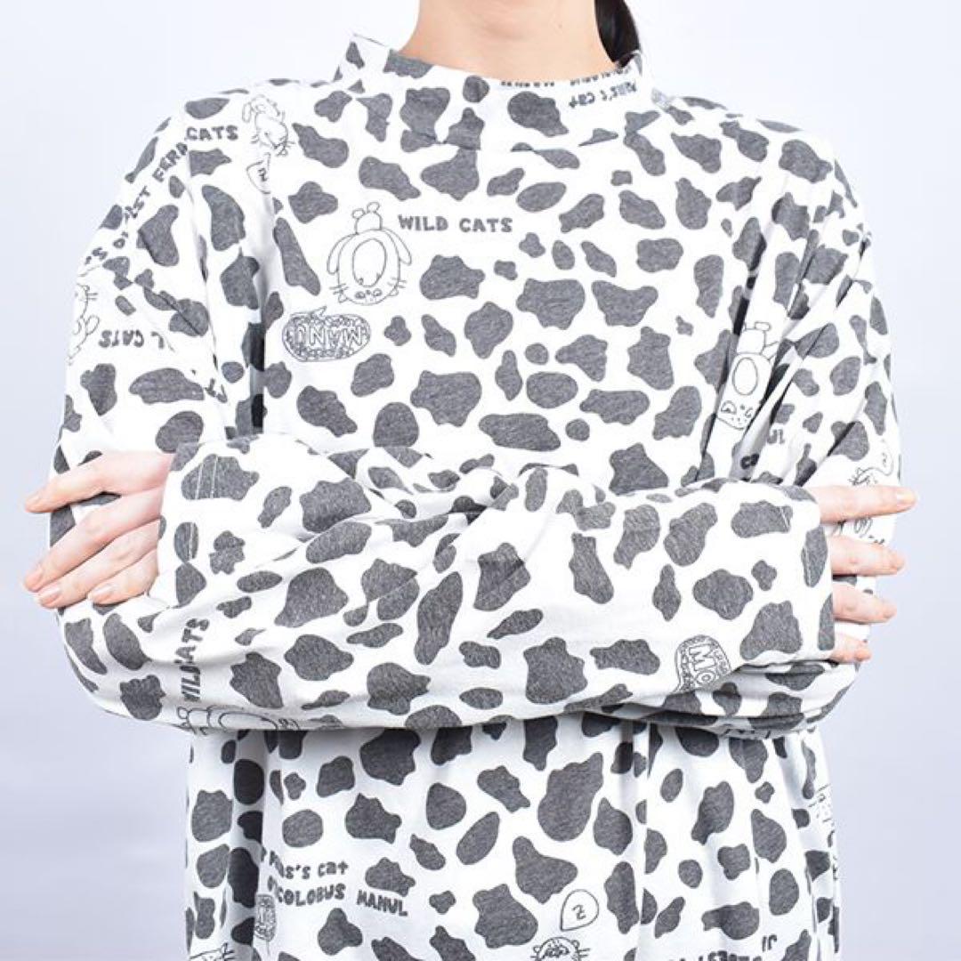 ⭕️あけみ⭐️⭕️モフマヌルプリントカットパンツ（Ｆ）新品⭐️