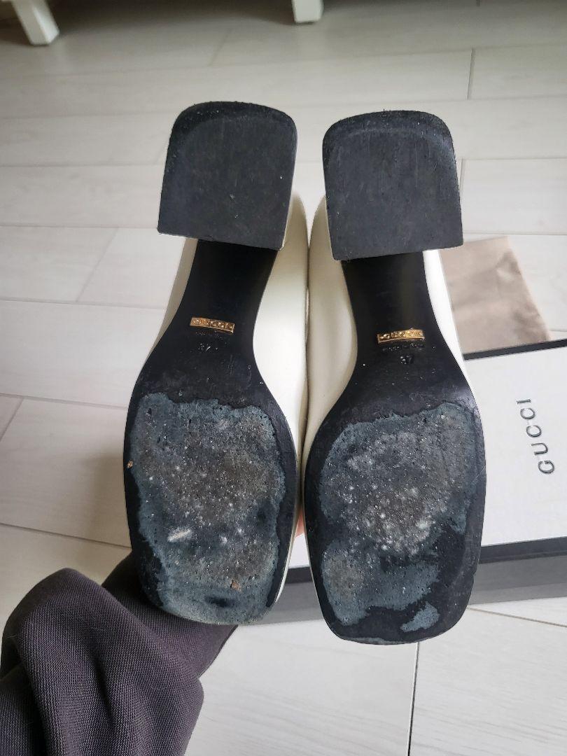 GUCCI グッチ ハイヒールパンプス ホースビット アイボリー 37