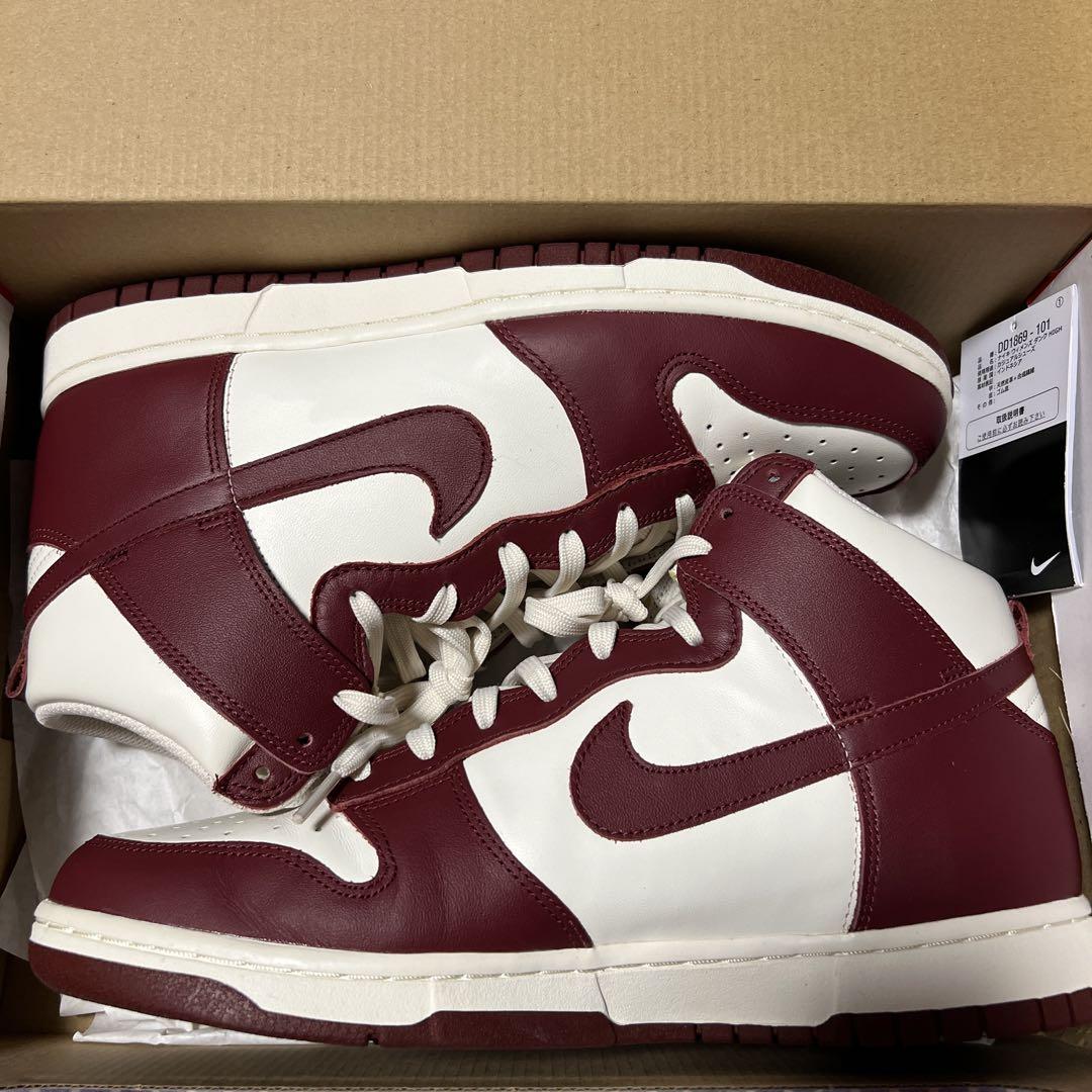 W DUNK HIGH ウィメンズダンクハイ チームレッド