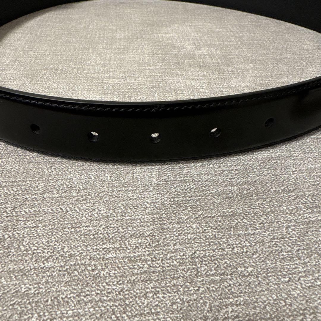 Ublo GUCCI グッチ GGロゴ ブラックベルト 80