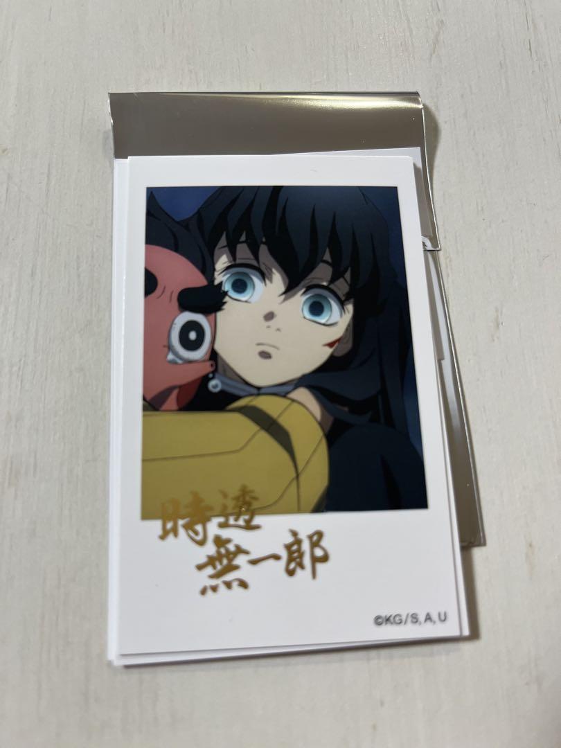 鬼滅の刃 AGF2024 純喫茶 缶バッジ チェキ風ブロマイド 箔押し 無一郎 鬼滅の刃 AGF2024 純喫茶 缶バッジ チェキ風ブロマイド 箔押し