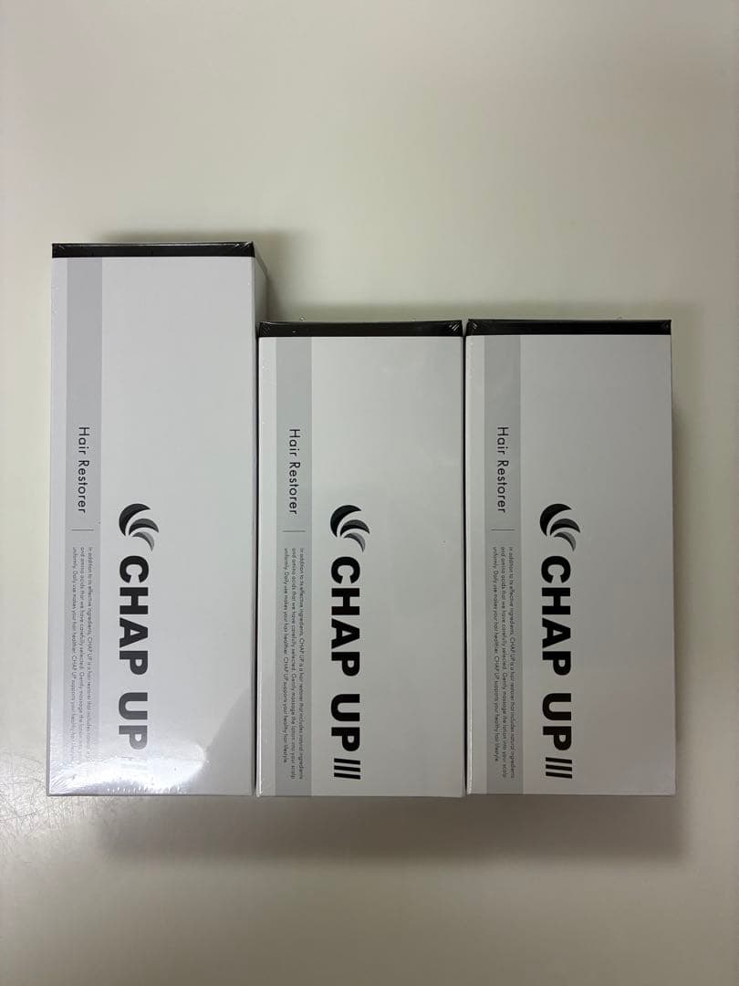 チャップアップ育毛剤3本新品未開封