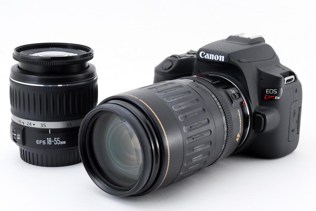 人気の贈り物が ☆超美品☆Canon キヤノン EOS KISS X10 Wレンズキット