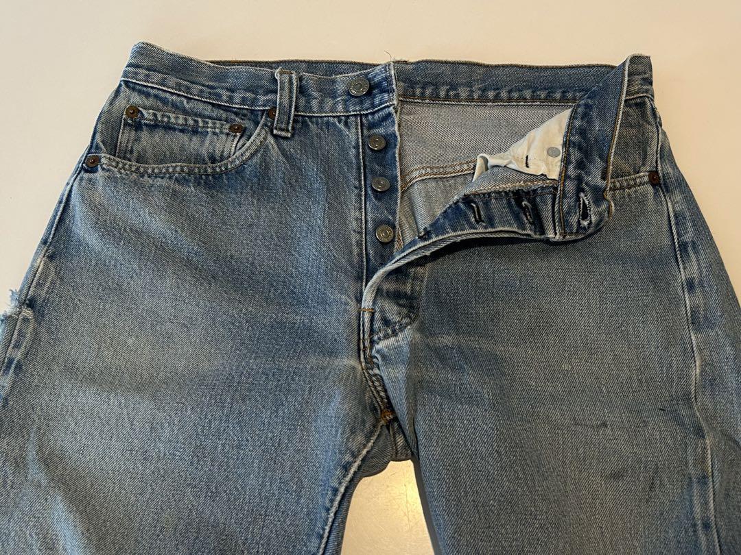 80'sLEVI’S リーバイス501 66後期　 ボタン裏6 黒カンヌキ赤耳