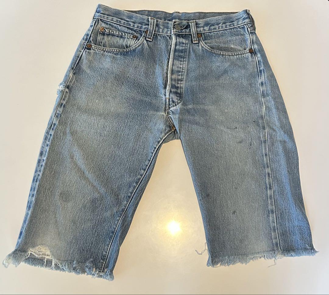 80'sLEVI’S リーバイス501 66後期　 ボタン裏6 黒カンヌキ赤耳