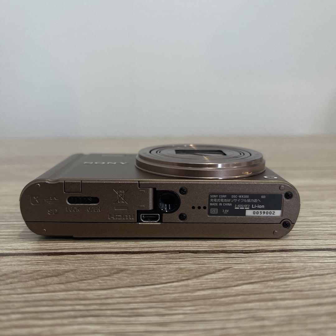 2787 SONY Cyber Shot デジカメ DSC-WX300 ブラウン