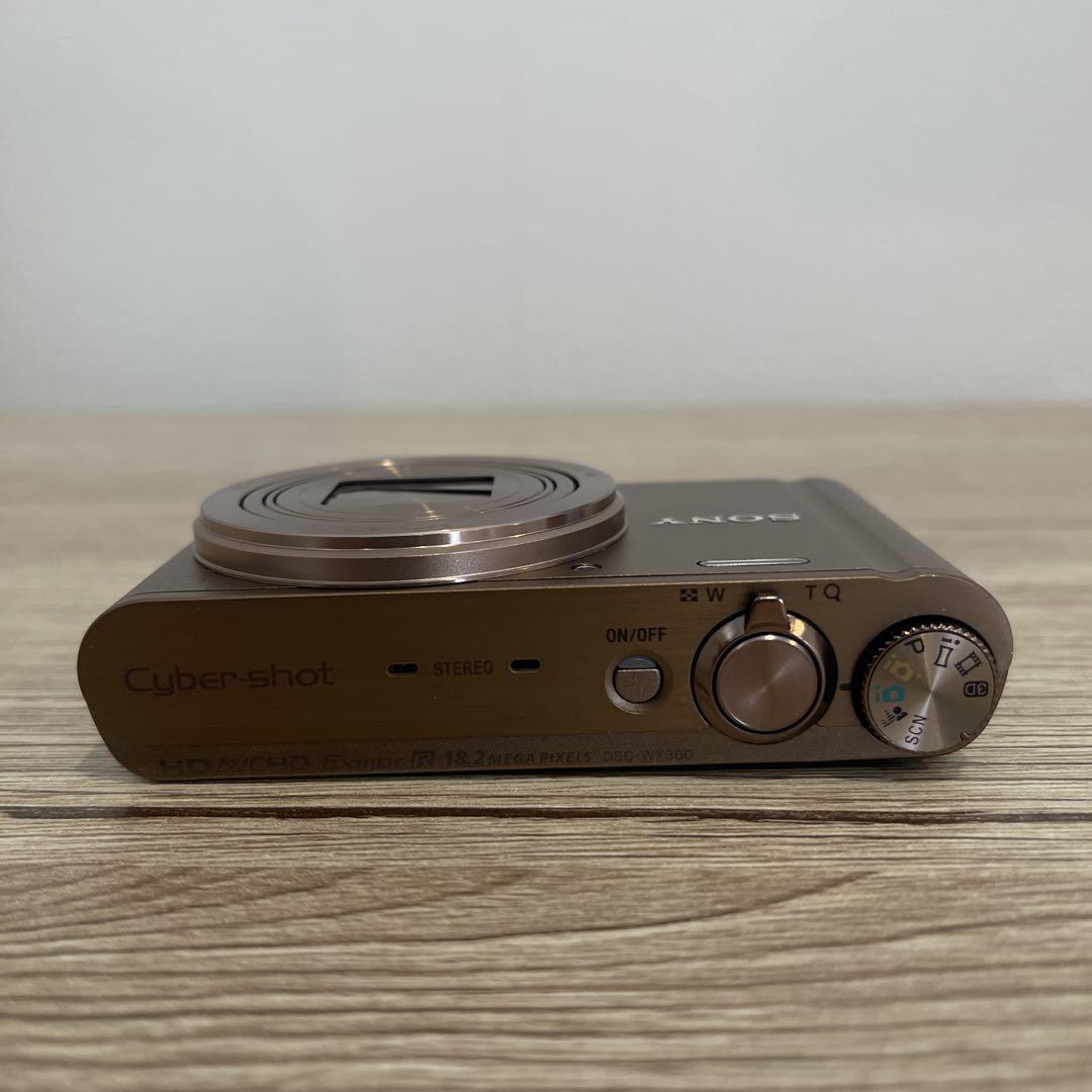 2787 SONY Cyber Shot デジカメ DSC-WX300 ブラウン