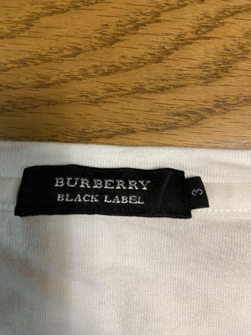 BURBERRY BLACK LABEL ホワイト長袖カットソー サイズ3