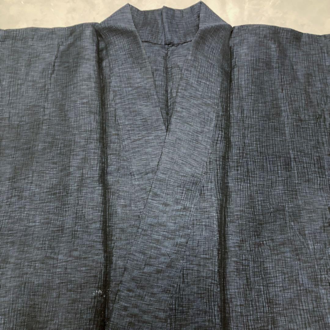 【NEW】単衣 濃紺 正絹 シボのある夏着物 NEW】単衣 濃紺 正絹 シボのある夏着物 - メルカリ