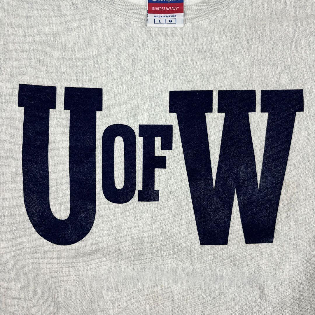 00s Champion リバースウィーブ UofW スウェット トレーナー LΩ