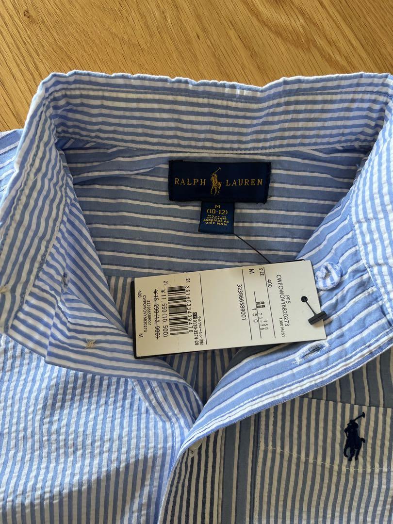 【新品】POLO RALPH LAUREN ラルフローレン長袖シャツ　150㎝