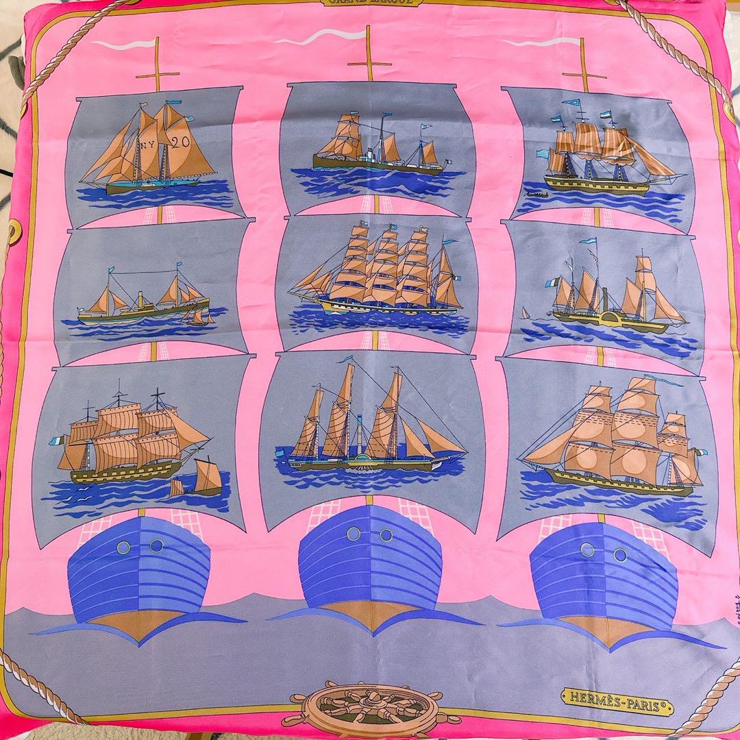カレ90 HERMES GRAND LARGUE scarf