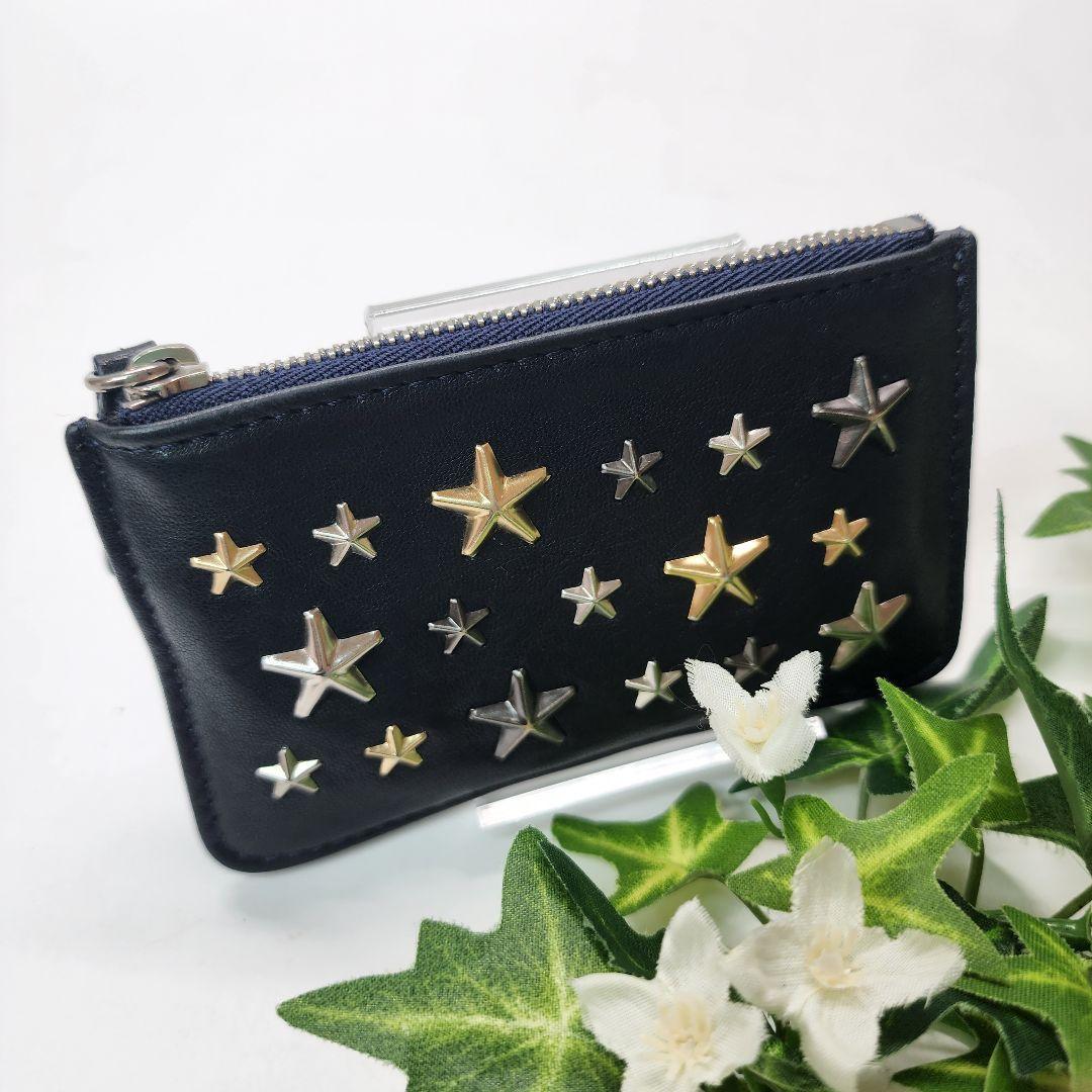 Jimmy Choo ジミーチュウ 小銭入れ キーケース 財布 スタースタッズ