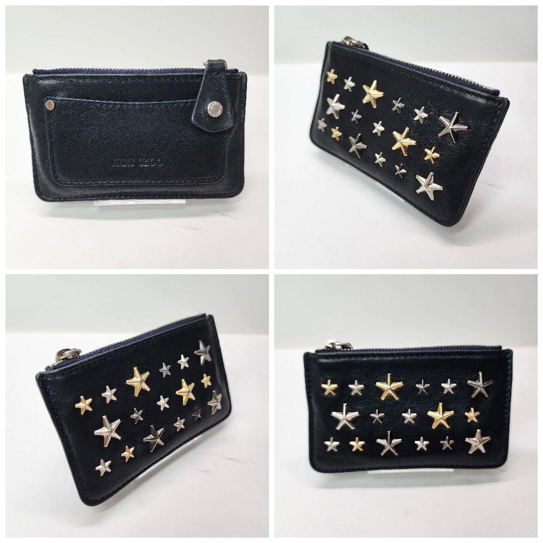 Jimmy Choo ジミーチュウ 小銭入れ キーケース 財布 スタースタッズ