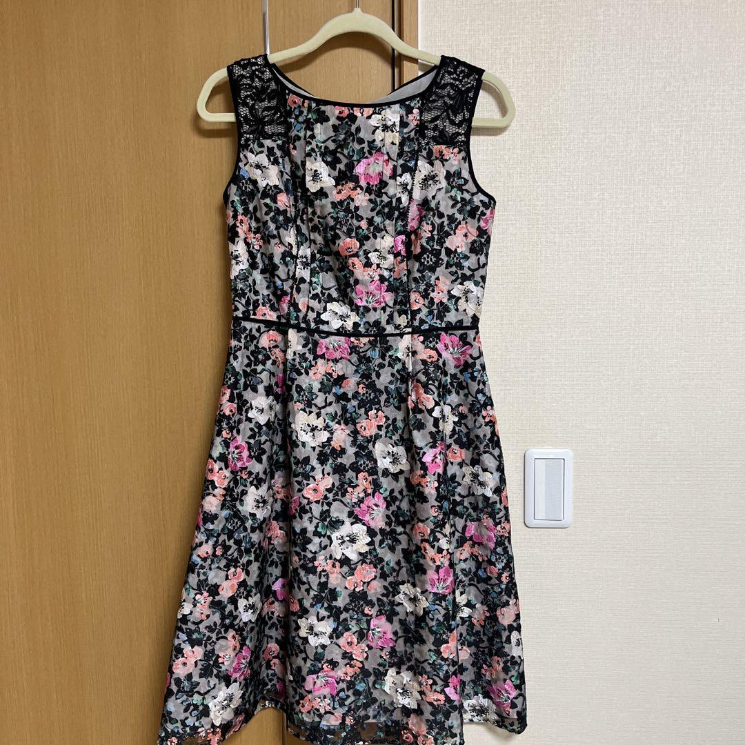 トッカ TOCCA ドレス ノースリーブワンピース ロング 花柄 総柄