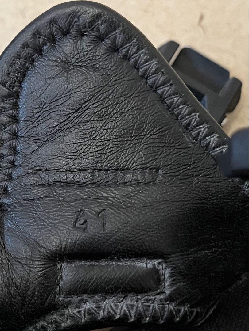 JIL SANDER/ジルサンダー　スエードレザーサンダル　黒