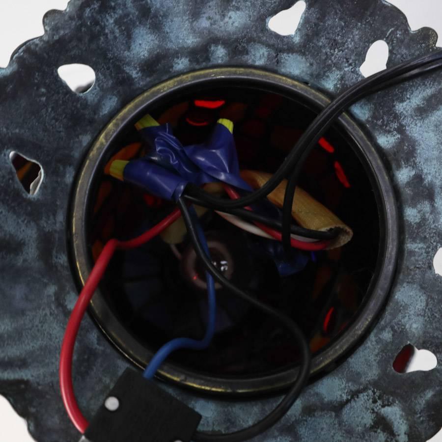 豪華 ステンドグラス テーブルランプ トンボ柄 ドラゴンフライ アンティーク調