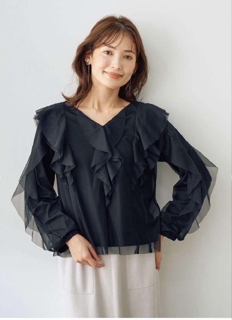 stola. チュールフリルカットソープルオーバー　お値下げしました❗️ 13,900円