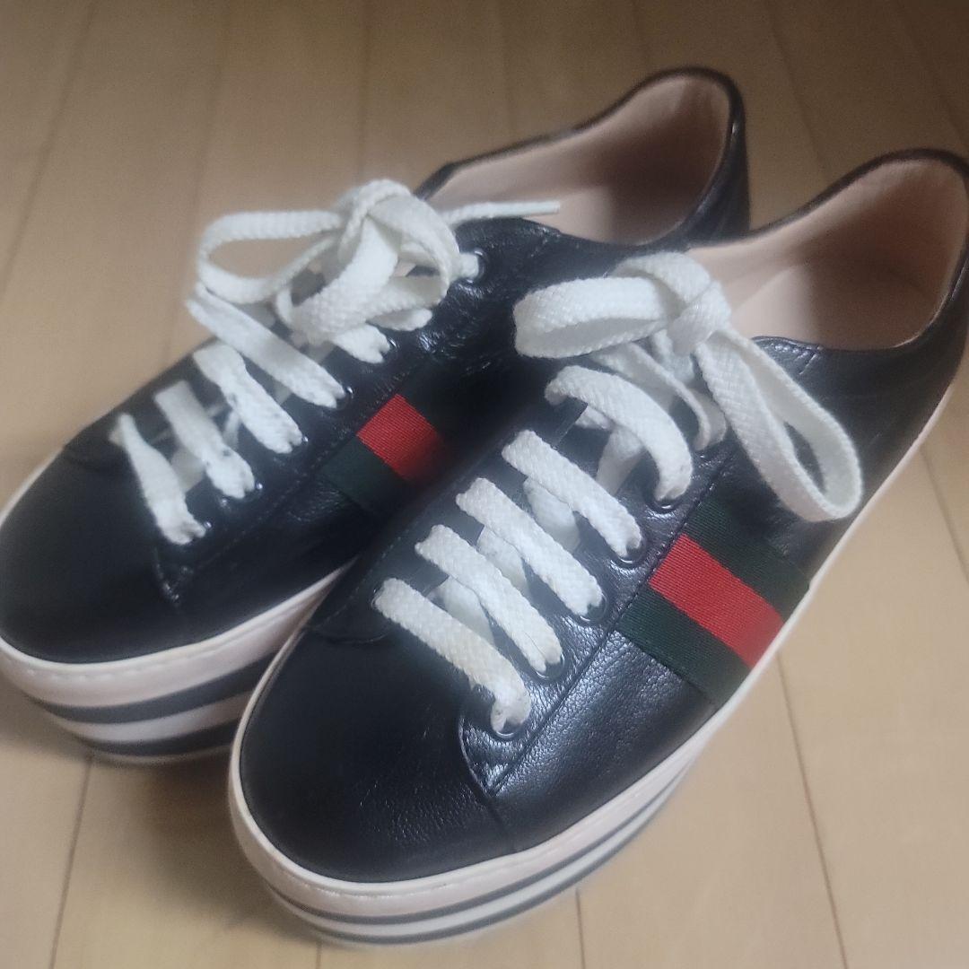 グッチ　GUCCI　スニーカー　厚底