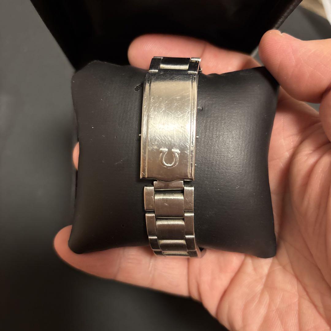 OMEGA 手巻き時計 レッドダイヤル
