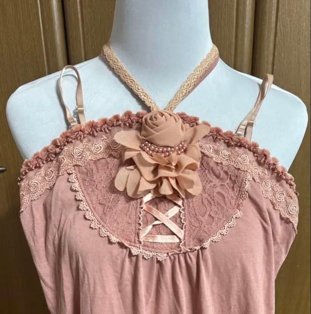 Mサイズ アクシーズファム バラ 薔薇 キャミソール axes femme