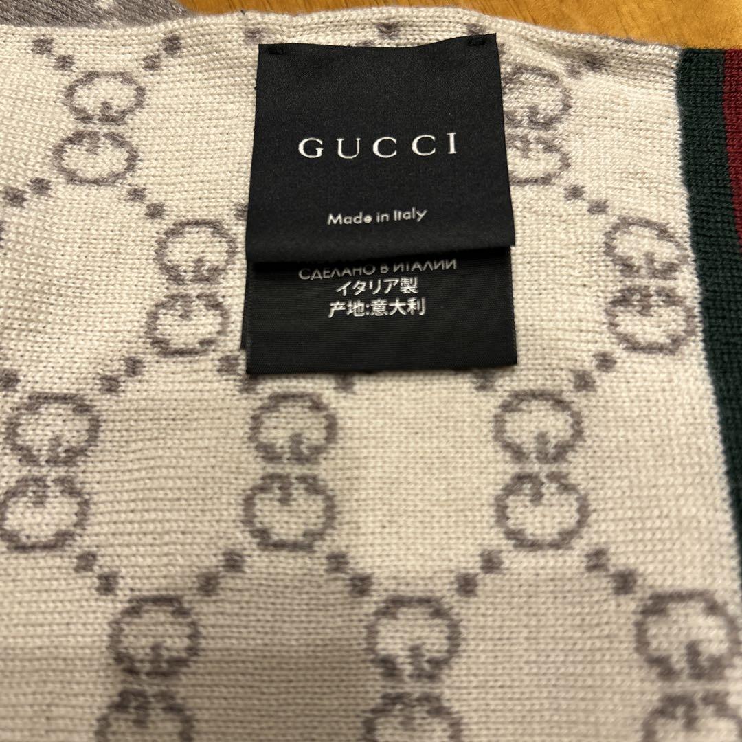 GUCCI シェリーライン　ウール　マフラー