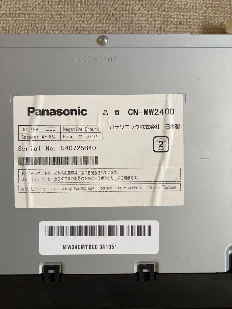 Panasonic CN-MW240D カーオーディオヘッドユニット - メルカリ