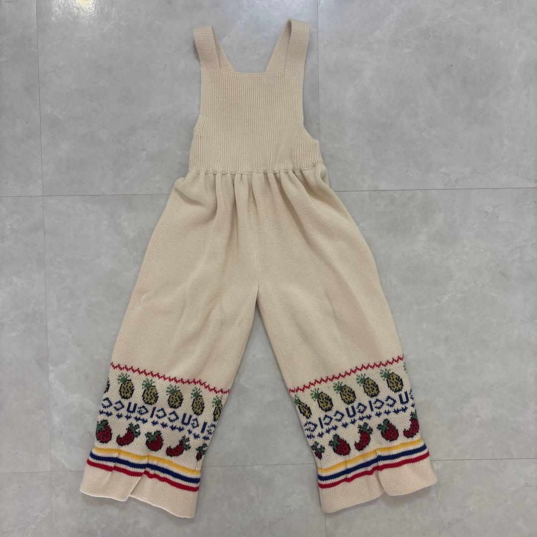 GUCCI キッズ ニット オーバーオール