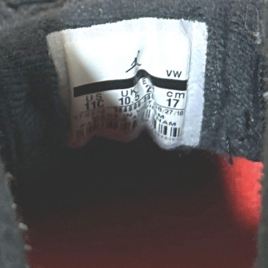 17cm キッズ　スニーカー　NIKE AIR JORDAN6 インフラレッド